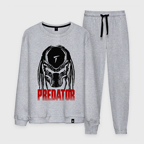 Мужской костюм Хищник - шлем / Меланж – фото 1