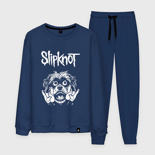 Мужской костюм Slipknot rock dog / Тёмно-синий – фото 1