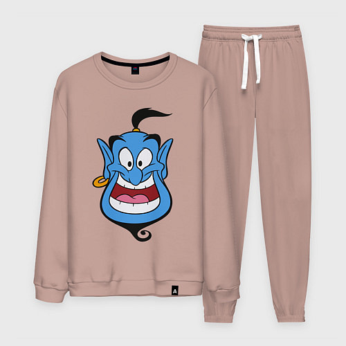 Мужской костюм Аладдин - Джинни / Пыльно-розовый – фото 1