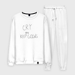 Мужской костюм Cry and keep going