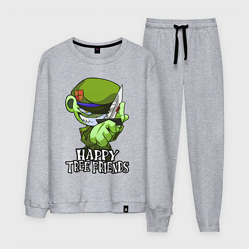 Мужской костюм Happy three friends - Flippy / Меланж – фото 1