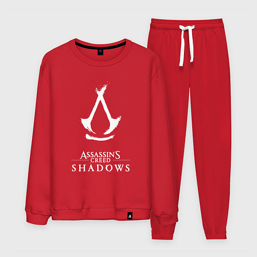 Мужской костюм Assassins creed - shadows white / Красный – фото 1