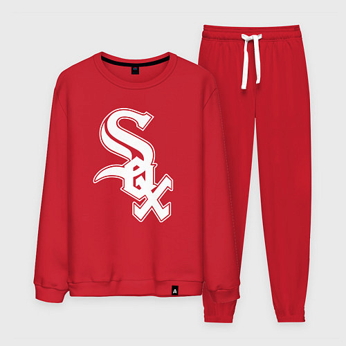 Мужской костюм Chicago white sox - baseball / Красный – фото 1