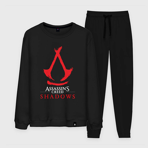 Мужской костюм Assassins Creed Shadows - badge / Черный – фото 1