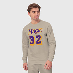 Костюм хлопковый мужской Magic 32, цвет: миндальный — фото 2