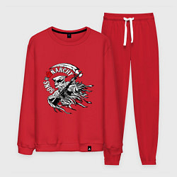Костюм хлопковый мужской Logo Sons Of Anarchy, цвет: красный