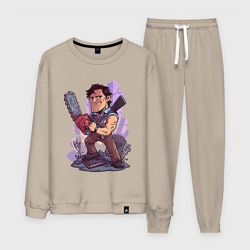 Мужской костюм Зловещие мертвецы - Эш / Миндальный – фото 1