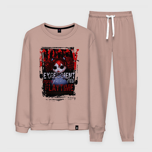 Мужской костюм Кукла Поппи из Poppy Playtime / Пыльно-розовый – фото 1