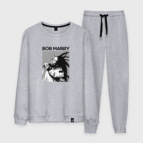 Мужской костюм Боб Марли легенда регги / Меланж – фото 1