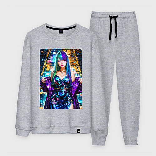 Мужской костюм Девушка поп идол / Меланж – фото 1