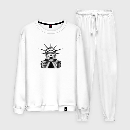 Мужской костюм Статуя удивления / Белый – фото 1