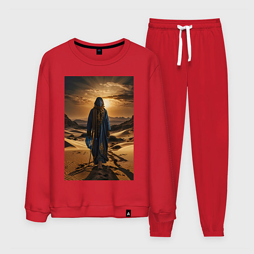 Мужской костюм Человек в пустыне / Красный – фото 1