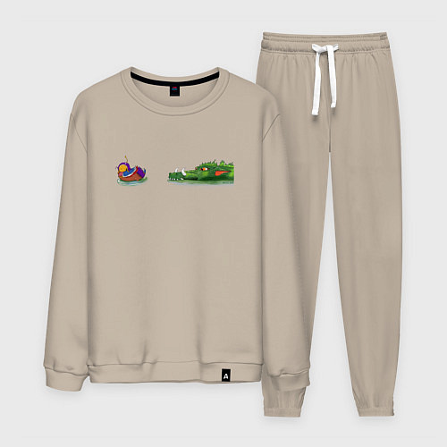 Мужской костюм Duck and Dragon / Миндальный – фото 1