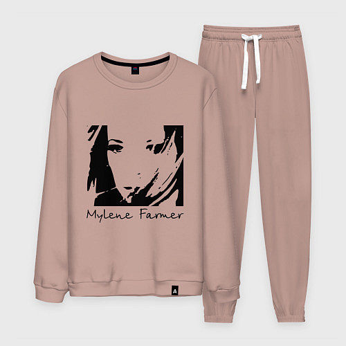 Мужской костюм Милен Фармер / Пыльно-розовый – фото 1