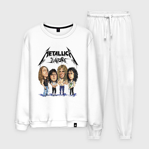 Мужской костюм Metallica juniors - cartoon / Белый – фото 1