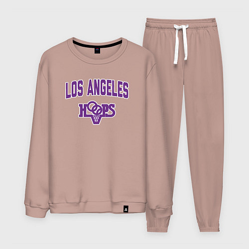 Мужской костюм Los Angeles hoops / Пыльно-розовый – фото 1