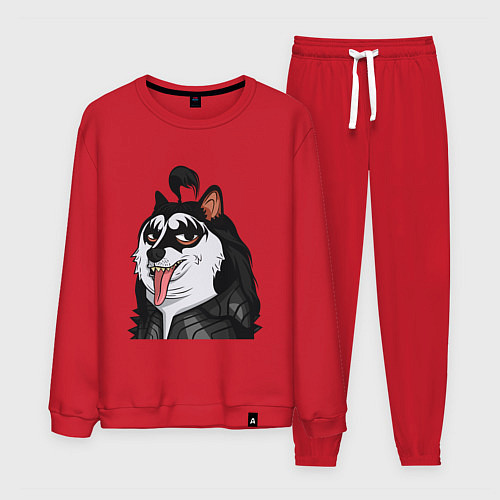 Мужской костюм NFT Doge - Kiss / Красный – фото 1