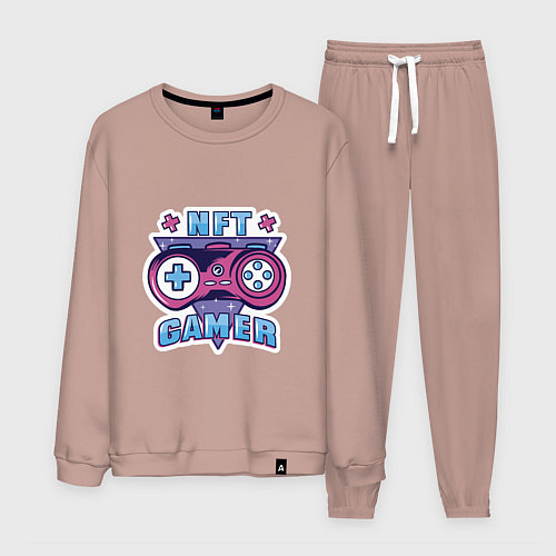 Мужской костюм NFT - Gamer / Пыльно-розовый – фото 1