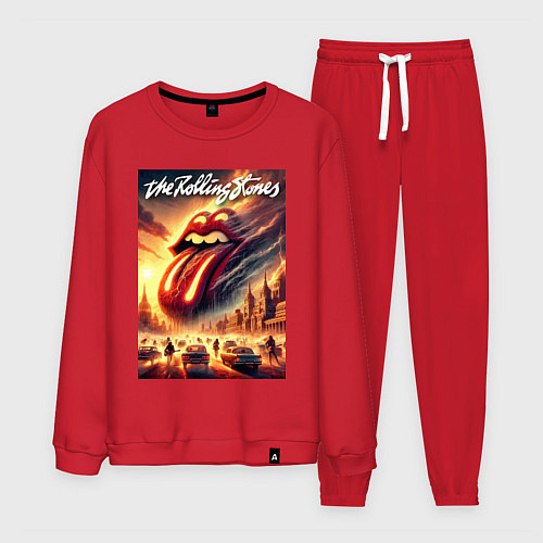 Мужской костюм Logo of the Rollings Stones / Красный – фото 1