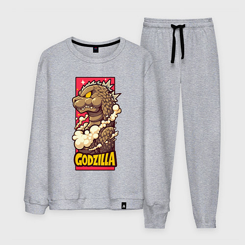 Мужской костюм Pink godzilla / Меланж – фото 1