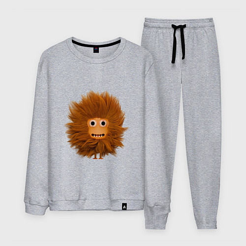 Мужской костюм Funny cartoon monster / Меланж – фото 1