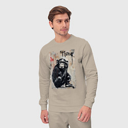 Костюм хлопковый мужской Style monkey, цвет: миндальный — фото 2