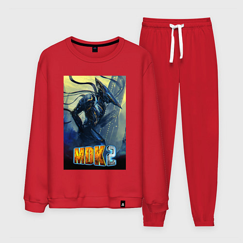 Мужской костюм MDK - Kurt / Красный – фото 1