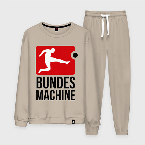 Мужской костюм Bundes machine football / Миндальный – фото 1