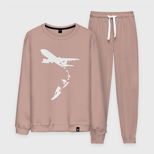 Мужской костюм Plane surfer / Пыльно-розовый – фото 1