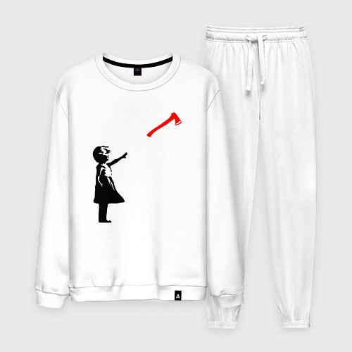 Мужской костюм Девочка и топор / Белый – фото 1