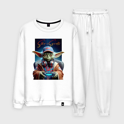 Мужской костюм Star eSports - Yoda / Белый – фото 1