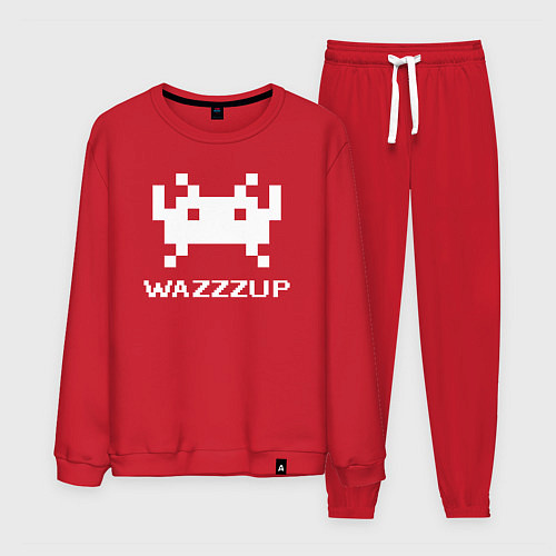 Мужской костюм Space invader wazzzup / Красный – фото 1