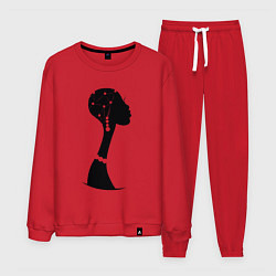 Костюм хлопковый мужской Woman Africa, цвет: красный