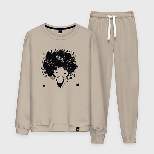 Мужской костюм Девочка весна / Миндальный – фото 1