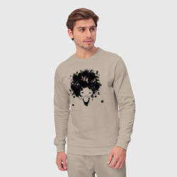 Костюм хлопковый мужской Девочка весна, цвет: миндальный — фото 2