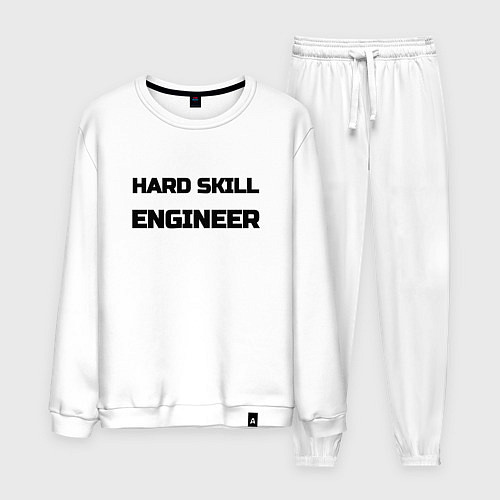 Мужской костюм Hard skill engineer / Белый – фото 1
