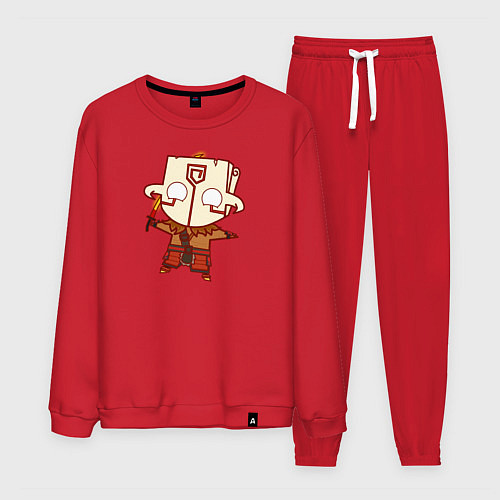 Мужской костюм Герой из Dota 2 / Красный – фото 1