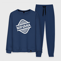 Костюм хлопковый мужской Nirvana rock, цвет: тёмно-синий