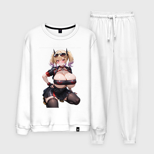 Мужской костюм Burnice White Zenless Zone Zero / Белый – фото 1