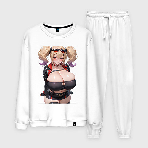 Мужской костюм Burnice White Zenless Zone Zero / Белый – фото 1