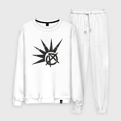 Мужской костюм Anarchy punks / Белый – фото 1