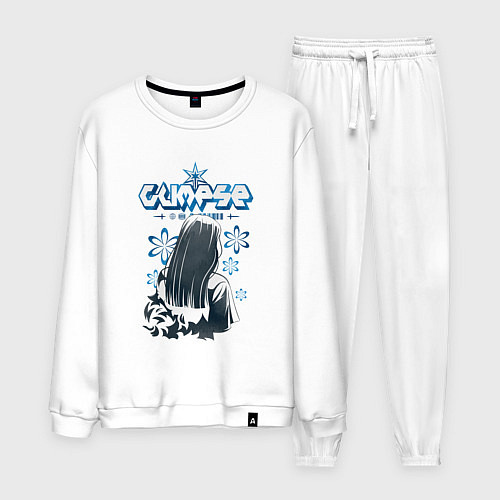 Мужской костюм Glimse,Y2K стиль / Белый – фото 1