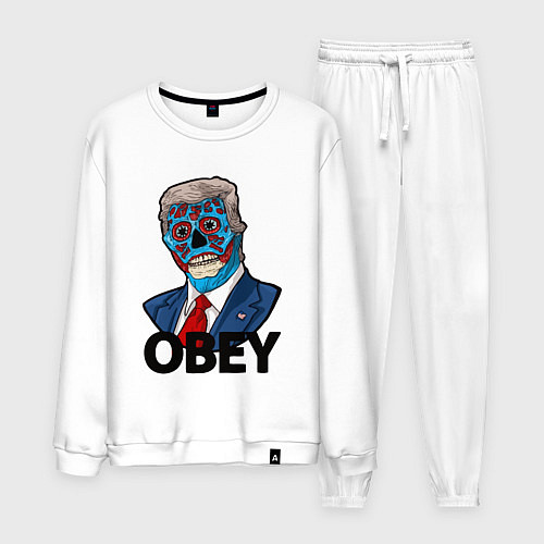 Мужской костюм Trump obey / Белый – фото 1