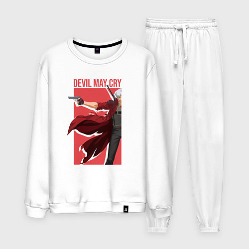 Мужской костюм Anime Devil May Cry Данте / Белый – фото 1