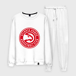 Костюм хлопковый мужской Атланта Хокс НБА, цвет: белый