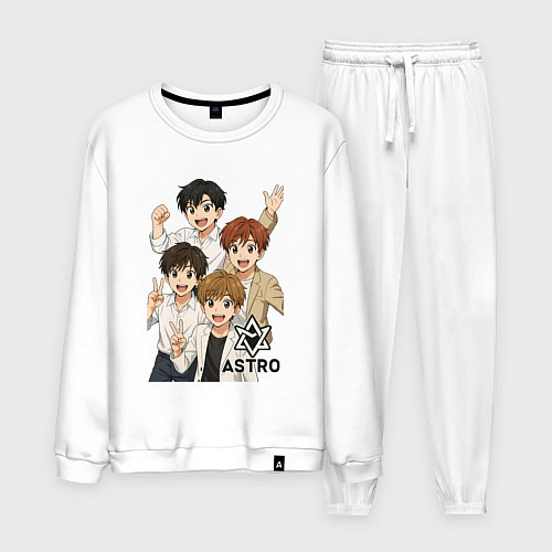 Мужской костюм Astro аниме стиль / Белый – фото 1