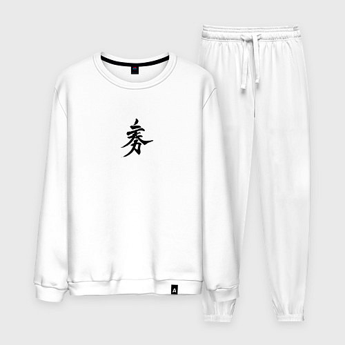 Мужской костюм Миямото Мусаси / Белый – фото 1