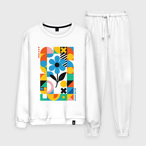 Мужской костюм Fell alive / Белый – фото 1