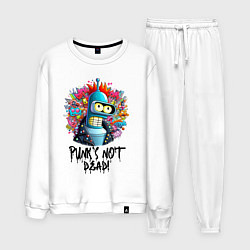 Мужской костюм Бендер с красным хайером - панк жив