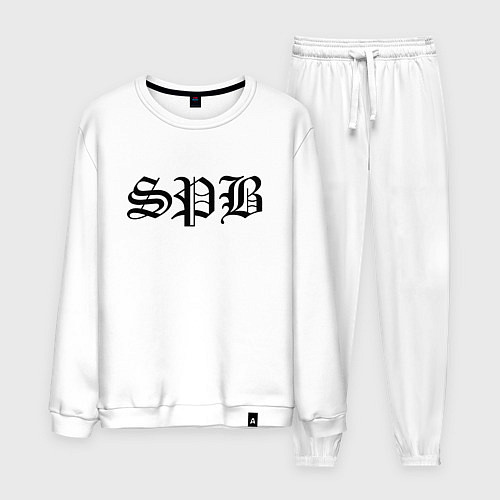 Мужской костюм Saint Petersburg - meme / Белый – фото 1